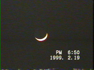 [Fig.1 The Moon at 19 Feb.1999]
