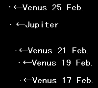 [Fig.5 Position of Venus and Jupiter]